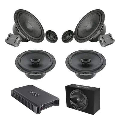 Pachet Difuzoare Auto cu subwoofer Peugeot 508 2011-2018 Hertz Cento 1500 W