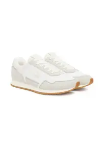Pantofi sport pentru barbati - 305553058 - textil - bej/alb
