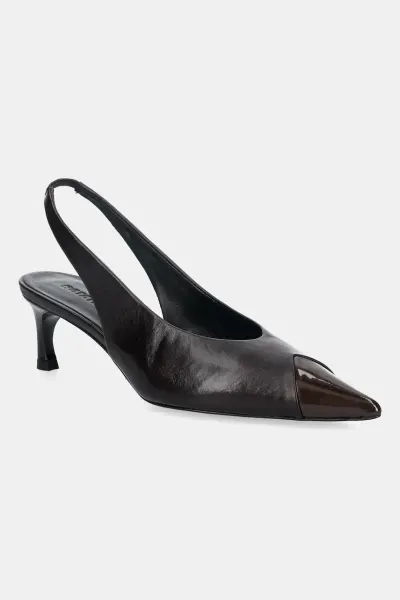 Rotate stilettos de piele