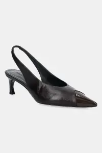 Rotate stilettos de piele