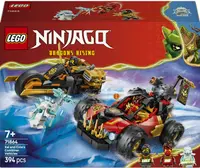 Constructor LEGO Ninjago - Vehicule combinate ale lui Kai și Cole (71864)