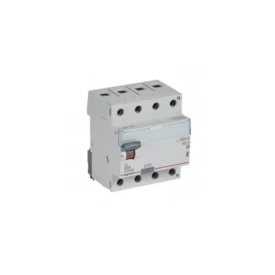 Intrerupator diferential RCD DX³-ID - 4P 400 V~ Nul pe partea dreapta - 40 A - 100 mA - tip AC