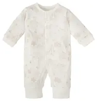 Pijamale pentru bebeluși Bimbidreams - NOE, 1-3 luni, White/Linen