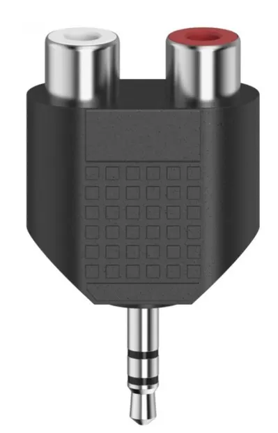 Adaptor Hama - 3,5 mm/RCA, negru