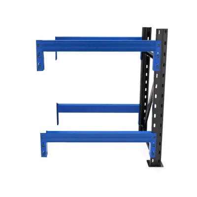 Prelungire masa de lucru industriala L1000 x D600 x H1000 -1000kg/NIVEL -Gray &amp; Blue - fara placaj