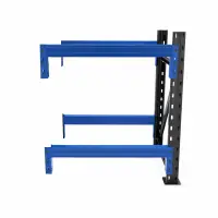 Prelungire masa de lucru industriala L1000 x D600 x H1000 -1000kg/NIVEL -Gray &amp; Blue - fara placaj