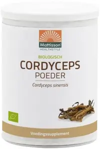 Mattisson Healthstyle Pudră organică de Cordyceps, 100 g