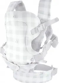 Ergonomic Baby Carrier 4 în 1 Infantino - de la 3.6 până la 14.5 kg, gri în carouri