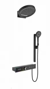 Sistem dus digital smart 3 functii cu afisaj LED, palarie dus O32cm si panou termostatic, Form Harmony