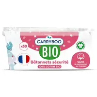 Betisoare din Bumbac Securizate pentru Bebelusi Bio 50buc