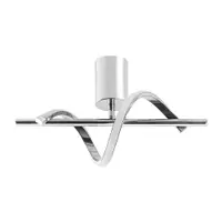 Plafonieră argintie LED 7x41 cm Likma – Opviq lights