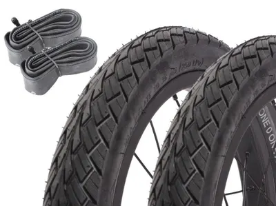 Set anvelope bicicletă KUJO ONE 0 ONE A 12,5 inch x 2,25 inch + cameră AV