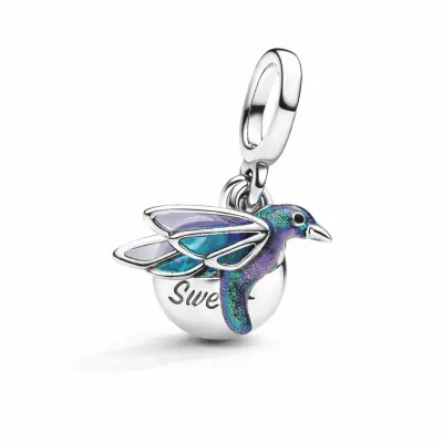 Talisman Pandantiv Pasarea Colibri Cu Argint