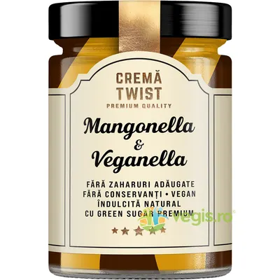Crema Twist Mangonella si Veganella fara Zahar Adaugat Secretele Ramonei 350g