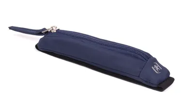 Penar tip etui, banda prindere caiet, 21x4.5x3.5cm, Oxford Identity Executive, bleumarin