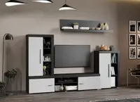 Set Mobilier Living Alb cu Ferrara Sam-C04