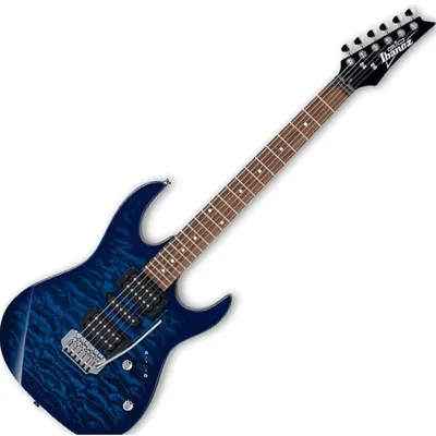 Chitara electrica Ibanez - GRX70QA, Transparent Blue Burst