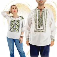 Set Traditional Cuplu 598 Camasi traditionale cu broderie