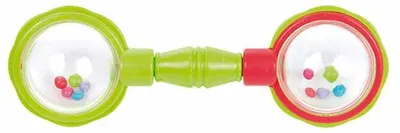 Zornaitoare bebelusi Canpol - Haltere cu bilute, verde-rosu