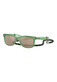 Ochelari de soare wayfarer cu lentile oglinda New - Verde menta