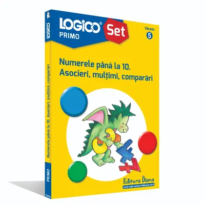 LOGICO PRIMO - Numerele până la 10. Asocieri, mulțimi, comparări (5+)