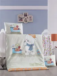 Set lenjerie 6 piese Bumbac Masali 120x60 cm