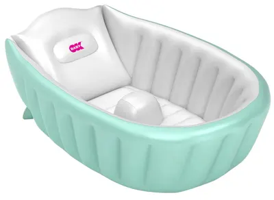 Cadă gonflabilă OK Baby - Onda baby soft, 46 cm, albastră