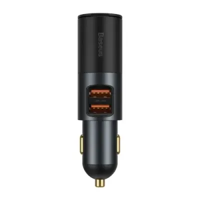 Incarcator bricheta auto Baseus CCBT-D0G Share Together 2x USB Output 5V /3A 1x bricheta auto total output 120W gri