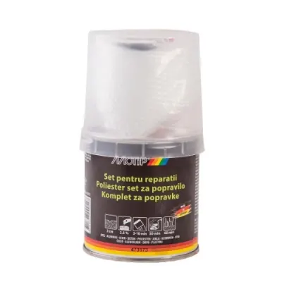 Set Reparatii Poliester Si Fibra De Sticla Motip 250G