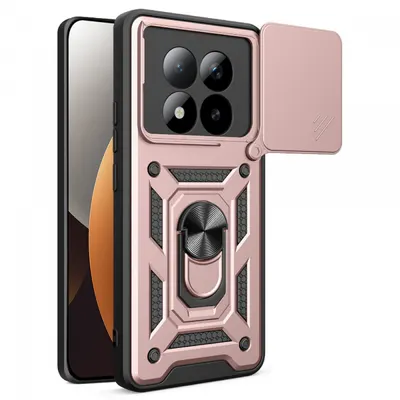 Husa pentru Xiaomi Poco M8 Pro / Redmi Note 15 Pro+ 5G, Techsuit, CamShield, Roz Aurie