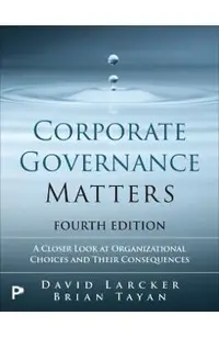 Corporate Governance Matters 4th Edition