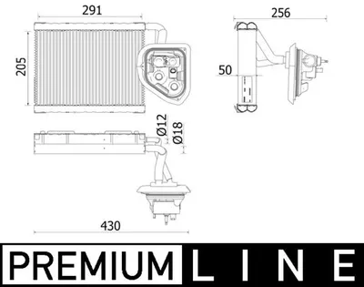 Evaporator aer conditionat potrivit BMW 5 (G30, F90), 5 (G31), 7 (G11, G12) 2.0H 3.0H 07.16