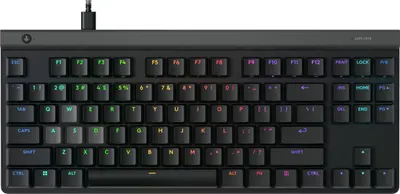Tastatură de gaming Logitech - G515 RAPID TKL, RGB, US, negru