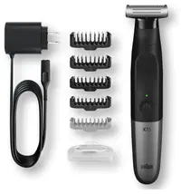 Trimmer pentru față și corp Braun - Series X XT5100, 1 cap de ras, gri/negru