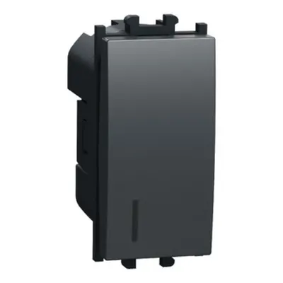 Easy Styl, Intrerupator simplu cu lampa indicatoare 16A 1m negru