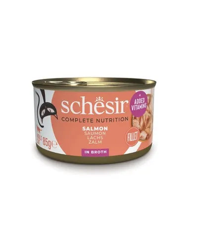 SCHESIR Hrana umeda pisica, somon in sos 85 g