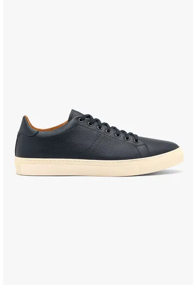 Pantofi sport de piele Daniel - Bleumarin