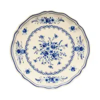 Farfurie albastră/bej pentru desert din gresie ø 17 cm Vila – Costa Nova