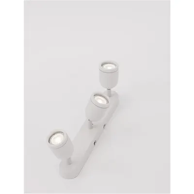 Spot ORSON Nisipiu Alb Metal LED GU10 3x10 Wat 230 Volt IP44 Fara bec