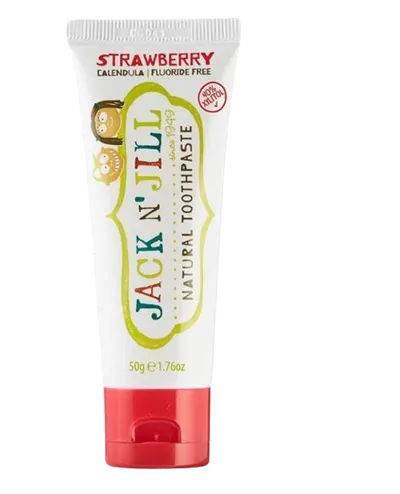 Pasta de dinti naturala pentru copii de la +6 luni cu aroma de capsuni organice, Jack N' Jill Kids