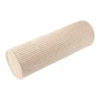 Pernă decorativă pentru copii maro deschis cu tapițerie din catifea reiată Roll – Wigiwama