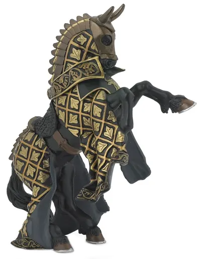 Figurina Papo The Medieval Era – Calul Cavalerului Taurului de Aur