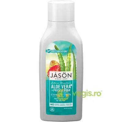Balsam Hidratant cu Aloe Vera 80% si Fruct de Cactus pentru Par Uscat 454ml
