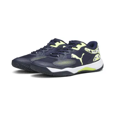 Solarcourt RCT Padelschuhe Herren PUMA Navy Fast Yellow White Blue