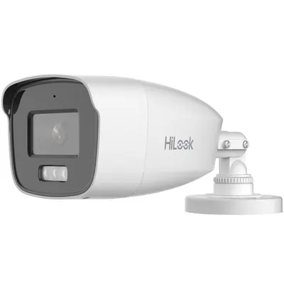 Camera Turbo HD Hikvision HiLook THC-B227-LMS, 2MP, lentila 2.8 mm, Dual Light 40m, microfon, IP66