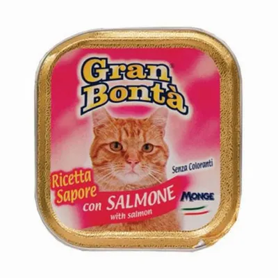 Pateu pentru pisici Gran Bonta cu somon 100 gr