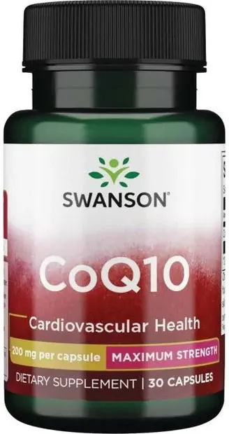 CoQ10, 200 mg, 30 capsule, Swanson