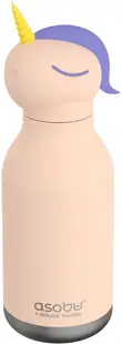 Sticlă termo pentru copii Asobu Bestie - Unicorn, 460 ml