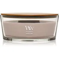 Woodwick Opulent Wood Patchouli Creme lumânare parfumată cu fitil din lemn