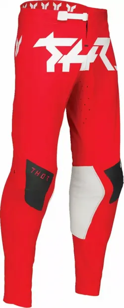 Pantaloni motocross Thor SportMode Riot, culoare rosu negru, marime 38